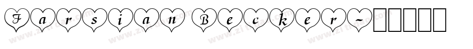Farsian Becker字体转换